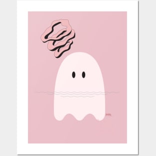 Water bubble ghostie Posters and Art